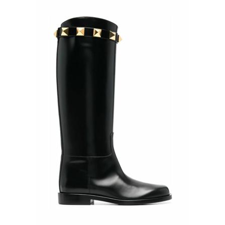 Valentino Garavani High Laarzen , Zwart , Dames , Maat: 39 EU Laarzen