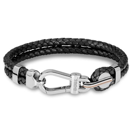 BOSS Ares Prime Bracelet for Men - Leather bracelets