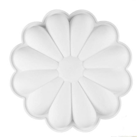 Silikone Blomsterkageform Non-stick Silikone Bageform Perfekt til Mousse Dessert, Gelé, Chokolade (Tilfældig Farve)