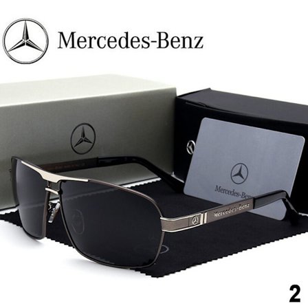 Benz solbriller Fashion Polarized Mirror til mænd Klassisk Metal E