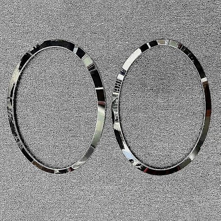 Til Mini Cooper F55 F56 F57 03-18 Krom Venstre Højre Forlygter Ramme Forlygte Øjenbryn Ring C