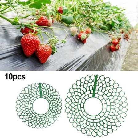 10 st Jordgubbsställ trädgårdsredskap planteringsställ odlingsställ balkong krukväxt fack ställ