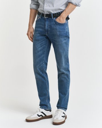 GANT Herren Extra Slim Fit Active Recover Jeans (30/30) Blau