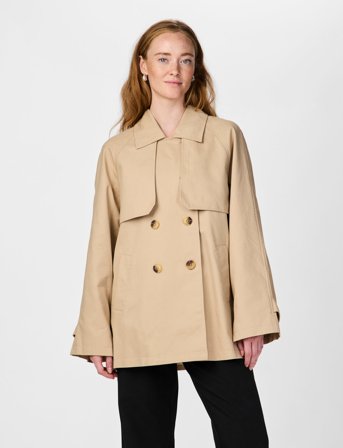 YAS Yasvenice Ls Trenchcoat Noos - Beige - 40
