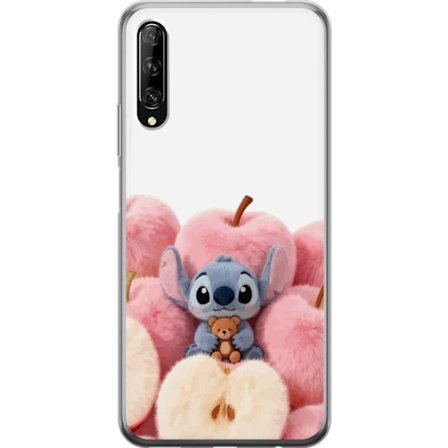 Yhteensopiva Puhelinkuori Huawei Huawei P smart Pro 2019 Värikäs kollaasi futuristisilla tyttöryhmän hahmoilla, sydämillä ja glitterillä nykyai