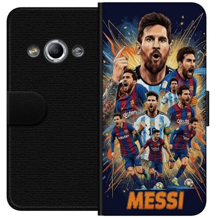 Yhteensopiva Lompakkokotelo Samsung Galaxy Xcover 3 Lionel Messi juliste Barcelona Argentiina jalkapallo legenda numero 10 MM GET jalkapalloilija taid