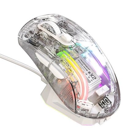 X2PRO Magnetisk Lading Bluetooth-Mus, -modus, RGB-Lys, Batteriindikator, Bruk for Datamaskin Pho