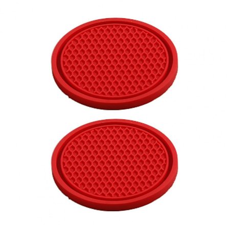 Hot2 stk Praktisk Bilkoppholder Brikke Honeycomb Langvarig Tekstur Mykt Lim Bærbar Sklisikker Koppholder Matte For Daglig| |