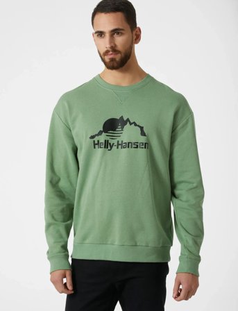 Helly Hansen Yu Crew Sweater 2.0 - Green - M