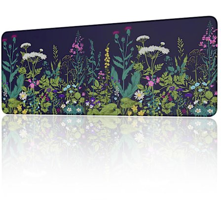 Musemåtte 800×300×2 MM Sort Udvidet Stor Musemåtte Skrivebordsmåtte, Syet Kant Musemåtte, Skridsikker Gummibase, XL Gaming Musemåtte