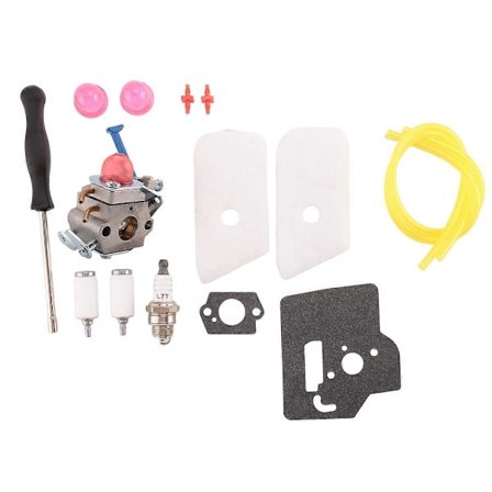 128LD Forgasser Luftfilter Verktøy Drivstoffilter Forgasser Justeringssett for Husqvarna Trimmer Kantklipper 28Cc