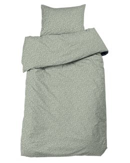 Pussilakanasetti Cambridge painetulla lehtikuviolla 2-osainen Vaaleanvihreä