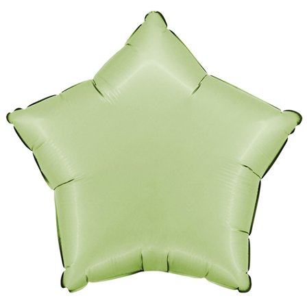 Folieballon Stjerne Satin Olivengrøn