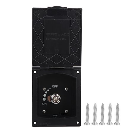 Utvendig dusjboks innløps- og utløpsporter for RV Båt Campingvogn