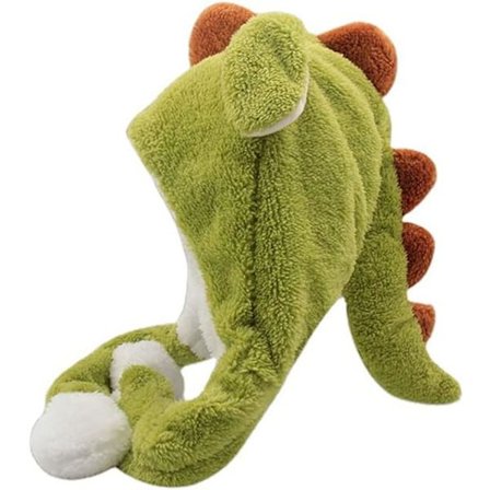 Dinosaur Hat med Ører - Dyr Hat Blød Kostume Hat, Dino