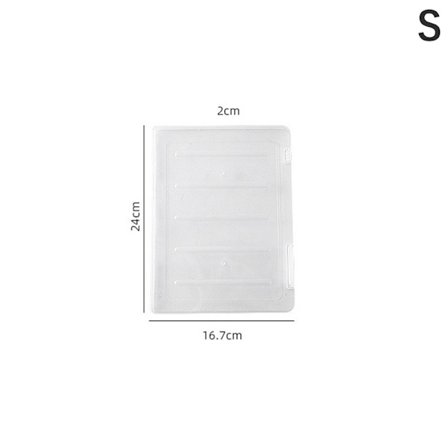 A4 gennemsigtig opbevaringsboks Klar plastdokumentpapirpåfyldning