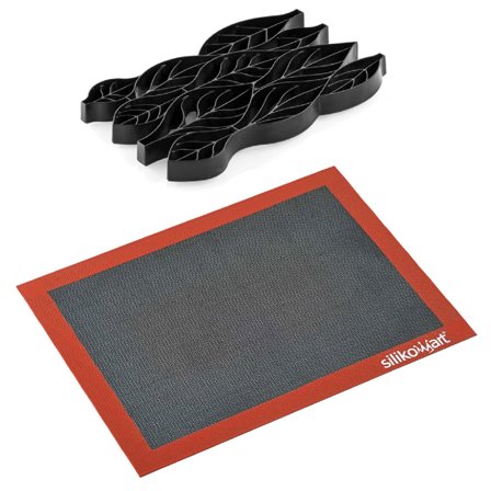 Silikomart Voila & Air Mat bakesett' - 'Sort/rød