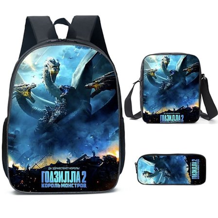 Godzilla Godzilla Skoletaske Rygsæk Student Monster Rygsæk