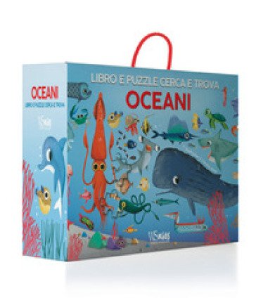 Oceani. Libro e puzzle cerca e trova. Ediz. a colori. Con puzzle. Con Poster Carolina Grosa