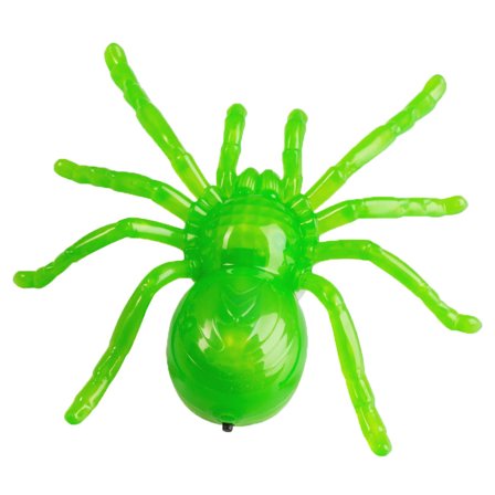 Grønn Edderkopp LED Vinduspynt