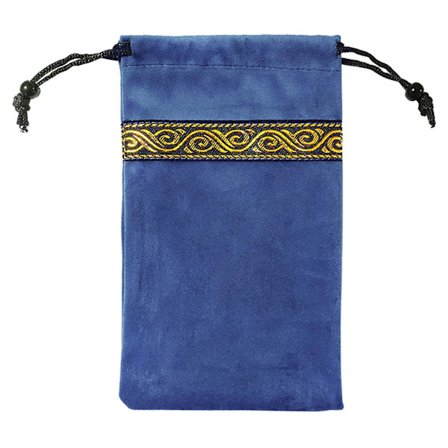 Rektangulær Pendel Spådom Duk Tarotkort Pad Runer Alter Fløyelsveske