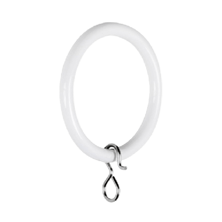 Kirsch Gardinring Ø28 mm, 10-pack Gardiner Vit ONESIZE