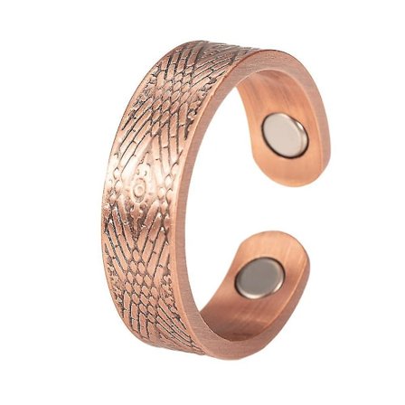 Puhdas kuparisormus miehille (LGL)