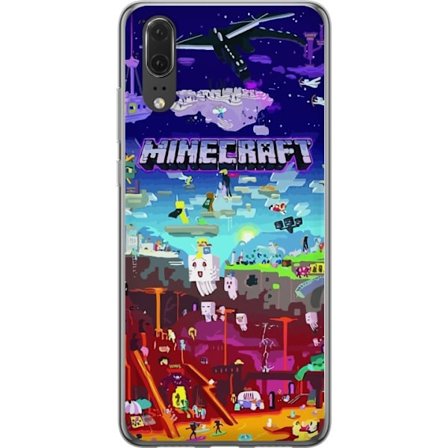 Yhteensopiva Puhelinkuori Huawei Huawei P20 MineCraft
