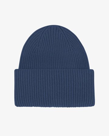 Merino Wool Hat - Petrol Blue - Male - One Size