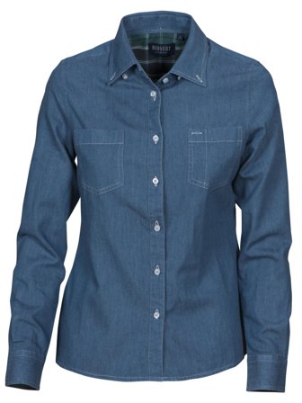 James Harvest Jupiter Woman Skjorte Denim Denim, Klær