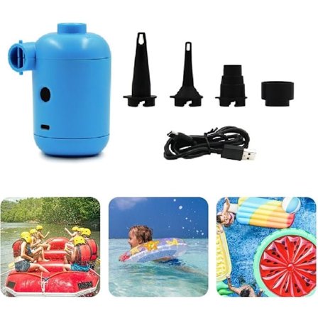 Madras Pumpe, Elektrisk Oppustelig Pumpe, Elektrisk Pumpe Luftpumpe til Swimmingpool Oppustelige, Elektrisk Båd Pumpe til Hjem Oppustelige