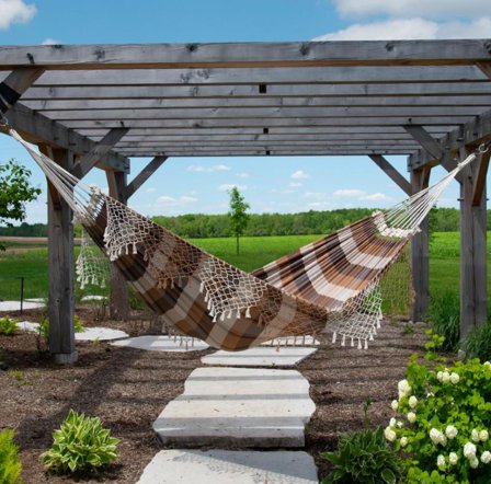 Vivere Hengekøye Brasil Dobbel Tropisk Brazilwood