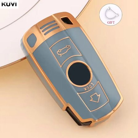 TPU Bil Fjärrkontroll Nyckel Fodral Skal för BMW E90 E60 E70 E87 3 5 6-serien M3 M5 X1 X5 X6 Z4 E71 E72 E88 E89 E91 E92 Tillbehör