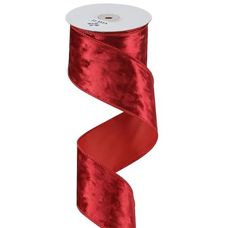 Velourbånd 4 cm Julebånd 10 Yards Til Krans Håndværk Sløjfe Fremstilling