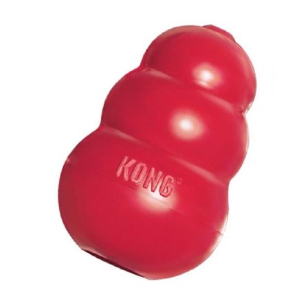 KONG CLASSIC - (S till XXL) - Leksak för hundar med godis, hållbar naturlig gummi