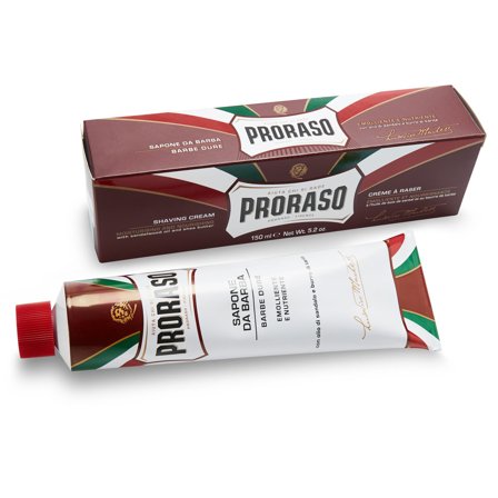 Krem do golenia z olejkiem sandałowym i masłem shea 150 ml dla mężczyzn - Kremy i mydła do golenia