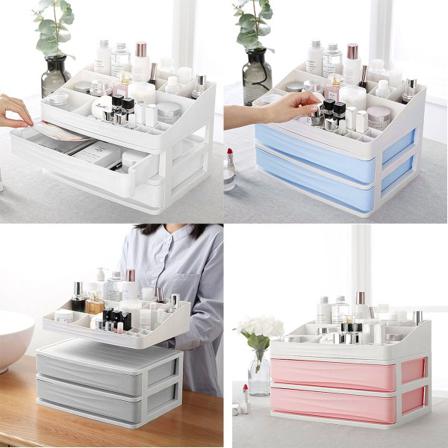 20 Grids Makeup Cosmetics Smycken Organizer Display 2-lager