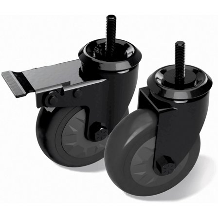 Big green egg Hjul 2 stk - Sort | KitchenOne