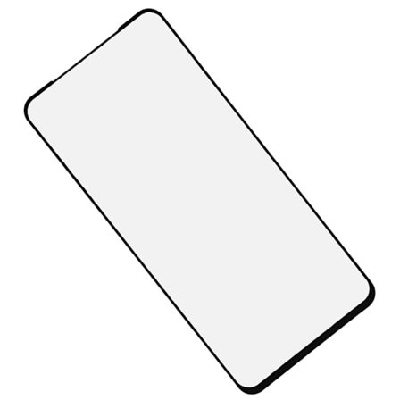 Heltäckande Härdat Glasskydd för Redmi Note 9 (5G) Mobiltelefoner - Svart