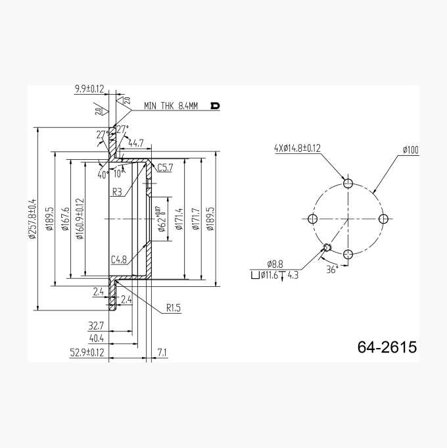 Biltema - BREMSESKIVE