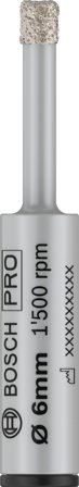 Bosch PRO Ceramic Dry Diamantborr cylindrisk Diameter: 6 mm, Maskintillbehör & förbrukning