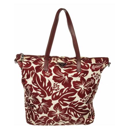 Prada Vintage, Pre-owned Tote Bags Wit, Dames, Maat:ONE Size