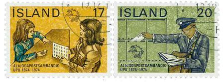 Island - AFA 499-500 - Stemplet