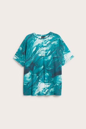 Kappahl | T-shirt oversize Offwhite 158/164 | Offwhite