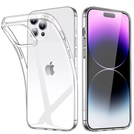 iPhone 15 PRO Cover Gennemsigtigt Beskyttende & Ekstra Stødsikkert