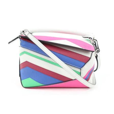 Loewe Pre-owned, Pre-owned Leather shoulder-bags Roze, Dames, Maat:ONE Size