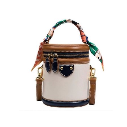 2025 Uusi kesän kapea sylinterilaukku, väriblokki-ämpärilaukku naisille