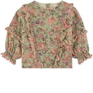 Kids - Louise Misha Khaki Tropical Loon Tubi Blouse 24 Months - Tops - 24 months - Green - Mädchen