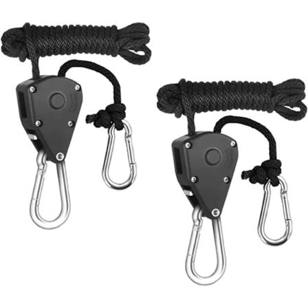 Säädettävä köysiripustusteltta Kasvata kasvipultit Köysipidike Ripustin Metallipultit Koukku Leirintäpysäytys Solki