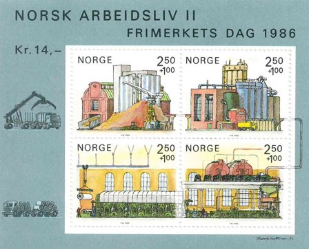 Norge - AFA 955 - Miniark - Postfrisk